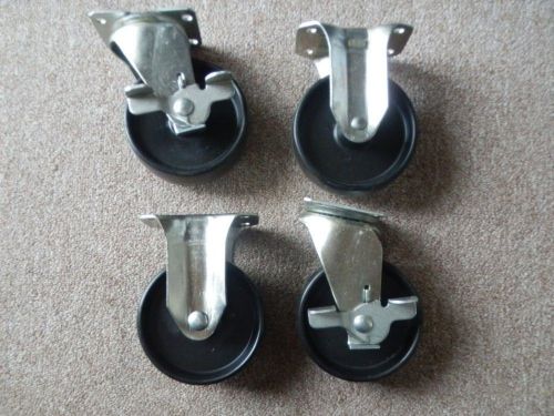 Set of 4, 4&#034; Casters