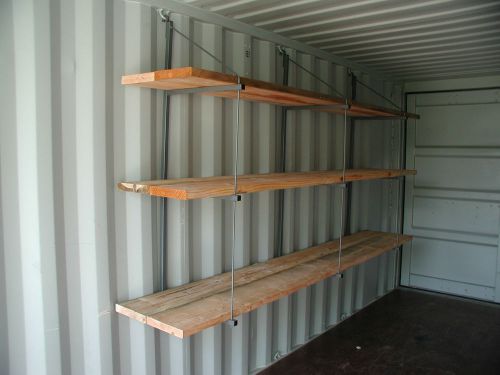 SHIPPING CONTAINER SHELVING SYSTEM
