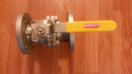 Merit 2 inch flanged ball valve for sale
