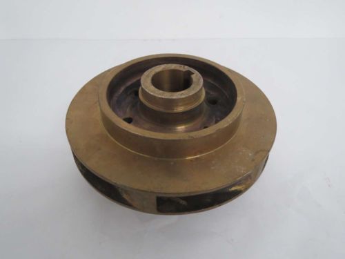 8 IN OD 6 VANE BRASS PUMP IMPELLER REPLACEMENT PART B440288