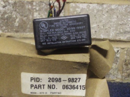 Simplex 2098-9827 fire alarm relay for sale