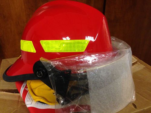 Msa,cairns helmet 660c, red, faceshield, new for sale