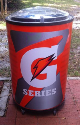 Gatorade cooler - convenient ice barrel cooler for gatorade and other beverages for sale