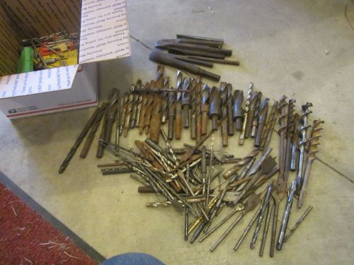 Huge lot of mixed used drill bits over 20 pounds for sale