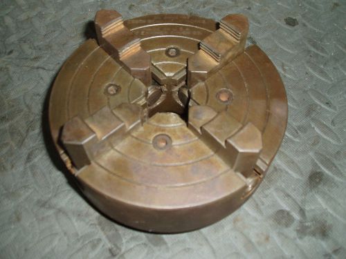 6&#034; South Bend Lathe Works 4-Jaw Chuck 1 1/2&#034;-8 Thread #4006-47 Skinner