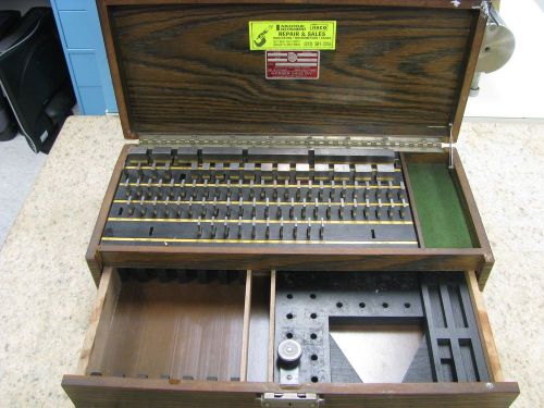 Starrett Webber HD84A1SS Heavy Duty Gage Block Set. Steel. - ET25