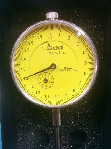 CENTRAL TOOLS METRIC DIAL INDICATOR 4393