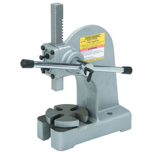 1 ton arbor press bench mount install / remove bearings staking fast free ship for sale