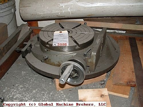 ROTARY TABLE, 12&#034; FOR MILLING/ GEAR CUTTING