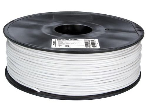 Velleman pla3w1 3mm 1/8&#034; pla filament white 1kg/2.2 lb for k8200 3d printer for sale