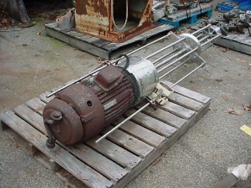 20 hp stainless steel homogenizer rotor stator mixer 54 inch shaft for sale