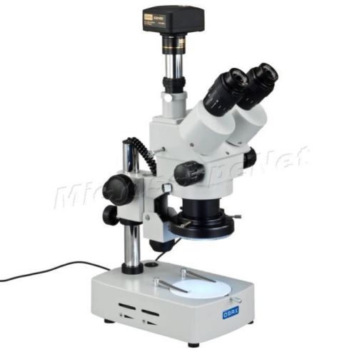14mp digital camera trinocular stereo zoom 3.5-90x microscope+144 led ring light for sale