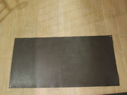 2-Layer ESD Brown Anti Static Rubber Mat 24&#034; x 48&#034; .03mm (1/8&#034;) Used Excel. Cond