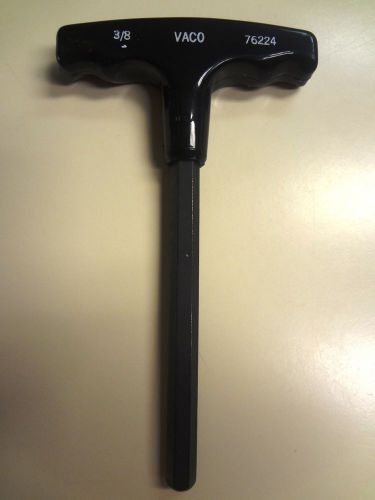 VACO - Allen Wrench Hex (Tee) T-Handle,3/8&#034; x 6&#034;OAL NEW-Made in USA-Sold by each