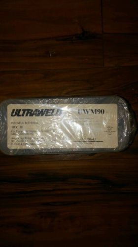 HARGER ULTRAWELD UWM90 LOT OF 10 #90 WELD MATERIAL COPPER/STEEL CONNECTIONS NEW