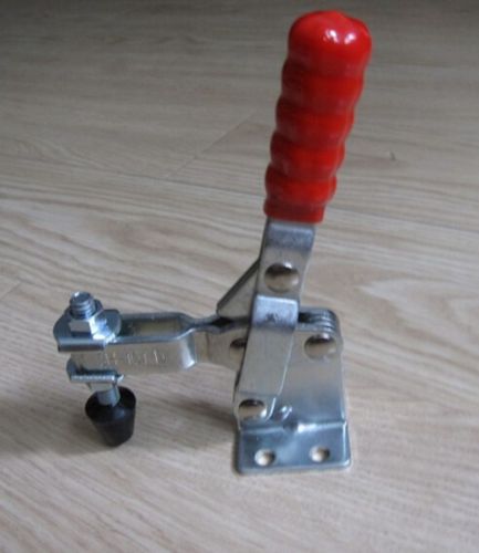 1 x 185kg holding capacity flange base straignt handle vertical toggle clamp for sale