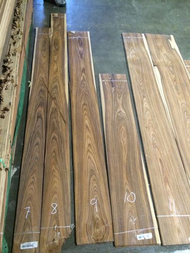 Wood veneer santos rosewood lot 168pcs total &#034;exotic&#034; lot7-14 for sale