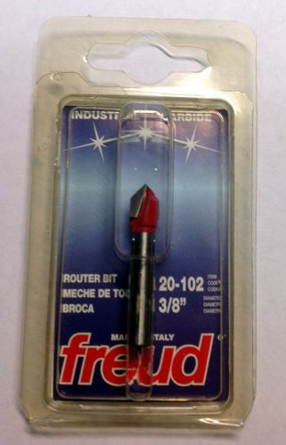 Freud Router Bit  20-102 V VEE Groove up to 3/8&#034; NEW 1/4 &#034; shank