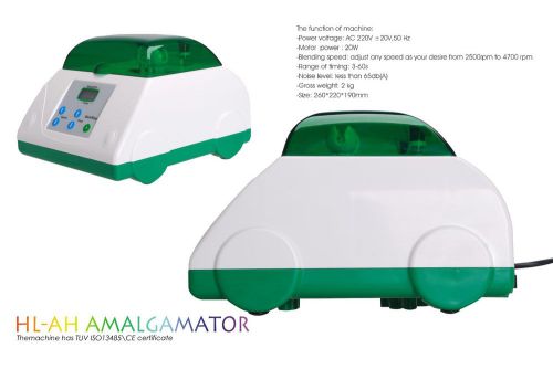 Dental high speed digital amalgamator amalgam capsule blend mixer 110/220v green for sale
