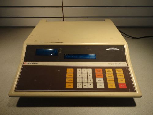 Fisher scientific computer aided titrimeter 450 powers up as is for sale