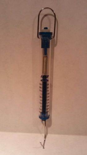 New 2.5n / 250g tubular spring scale / balance dual newtons &amp; grams by eisco for sale