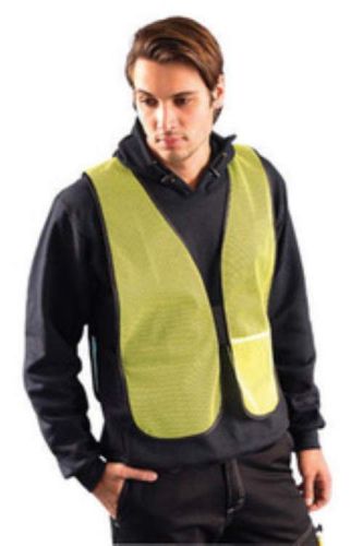 Occunomix hi-viz occulux lightweight polyester &amp; mesh non-ansi economy vest for sale
