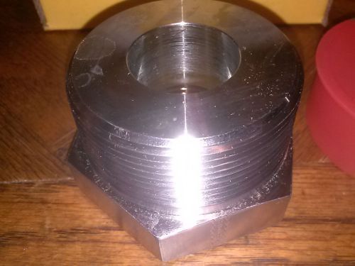 Parker 2 x 1 ptr-ss  pipe thread reducer, swagelok cross ref # ss-32-rb-16 for sale