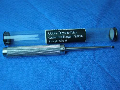 COBB(Dawson-Yuhal) Curette 11&#034; Size 0 Surgical Veterinary Spine Instruments