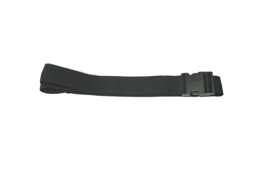 Two piece spineboard strap quality nylon durable plastic clips black 72&#034; x 2&#034; for sale