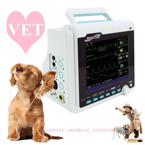 CONTEC Portable Veterinary Patient Monitor New CMS6000-VET,8.4&#034; Vital Signs ICU