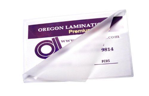 Qty 200 file card laminating pouches 3-1/2 x 5-1/2 hot 5 mil laminator sleeves for sale