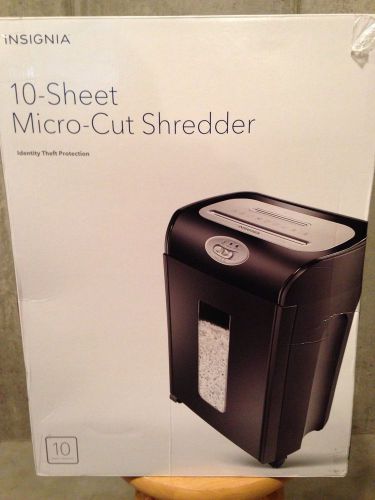 Insignia 10 - Sheet Micro - Cut Shredder