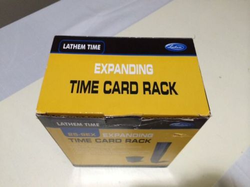 LATHEM EXPANDING TIME CARD RACK                                         25-9EX ]