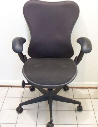 Herman Miller Aeron Used Black Ergonomic Chair Appears to be Mirra