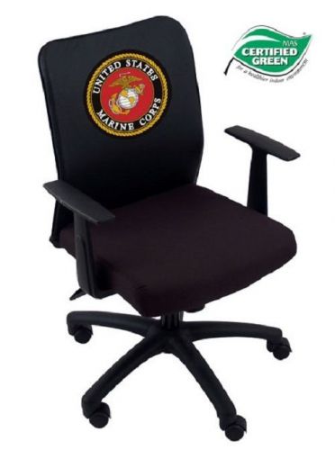 B6106-lc034 boss budget mesh task chair w/t-arms &amp; the u.s marine corps logo cov for sale