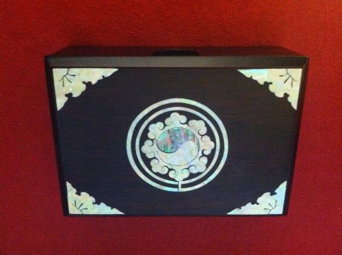 IMArt made in Korea mother of pearl inlay business card box from Korean consulat
