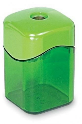 Square Sharpener with receptacle Assorted Colors  BA19050