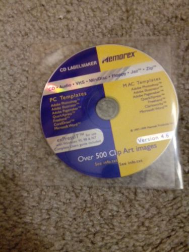 memorex cd labelmaker 4.6