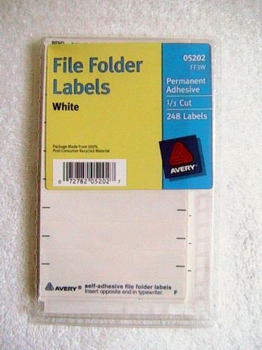 Avery White File Folder Labels