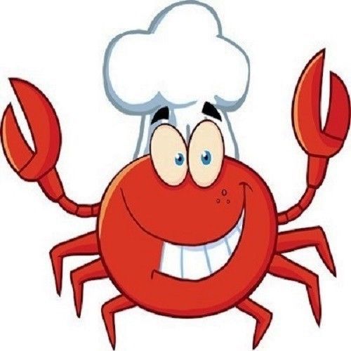 30 Custom Chef Crab Personalized Address Labels