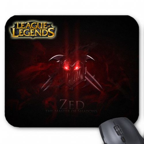 ZED Champion Logo League Of Legends Mousepad Mousepads