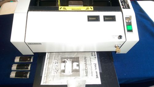 Hedman DI-100 Check Endorser Cut Sheet Signer