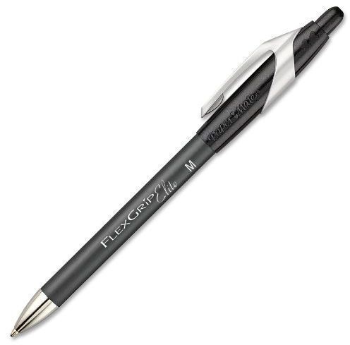 Flexgrip Elite Retractable Ballpoint Pens Medium Point Black 12 Pack 85580