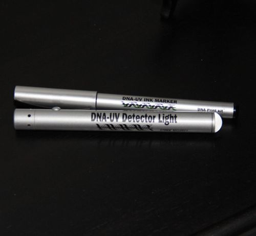 1 Set Invisible Property ID Marker Permant UV Ink Spy Pen Flashlight Anti-theft