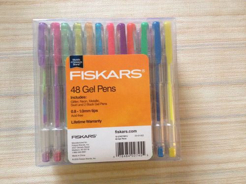 Fiskars Gel Pen, 48-Piece Value Set, 12-27457097 New