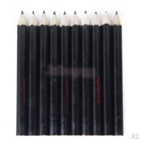 2x bulk lot of 10 wood golf pen pencils score card lead scoring golfer accessory for sale