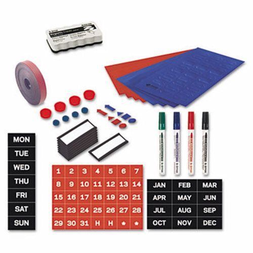 Mastervision Magnetic Board Accessory Kit, Blue/Red (BVCKT1416)