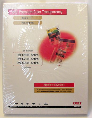 OKI Okidata Premium Color Transparency Film # 52205701 Factory Sealed
