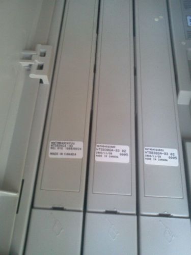 NORTEL NORSTAR M12X0 Fiber  NTBB20FB-93 , 3x NT5B38GA-93 , E&amp;M/DISA Trunk Cards