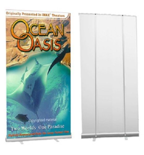 Trade Show Display Booth - LOT of 6 Retractable Rollup Stand 35&#034;x85&#034;